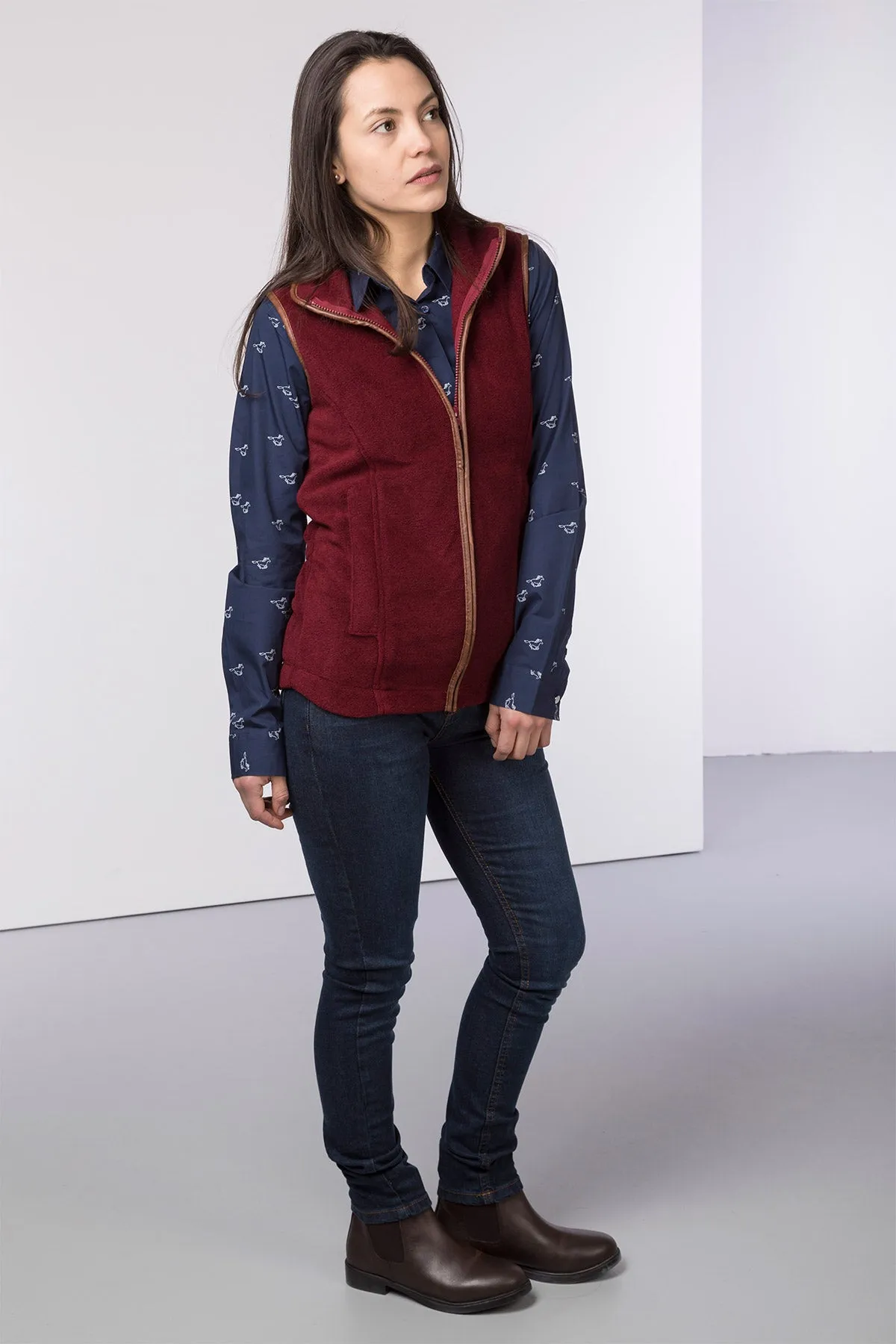 Ladies Fleece Waistcoat - Harpham