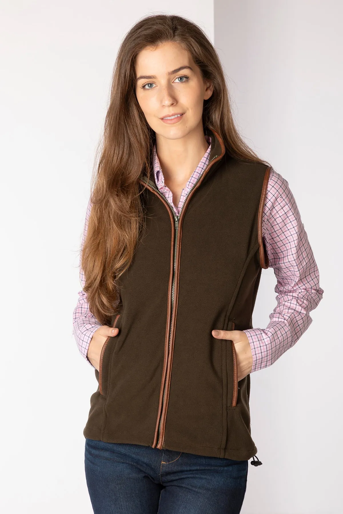 Ladies Fleece Waistcoat - Harpham