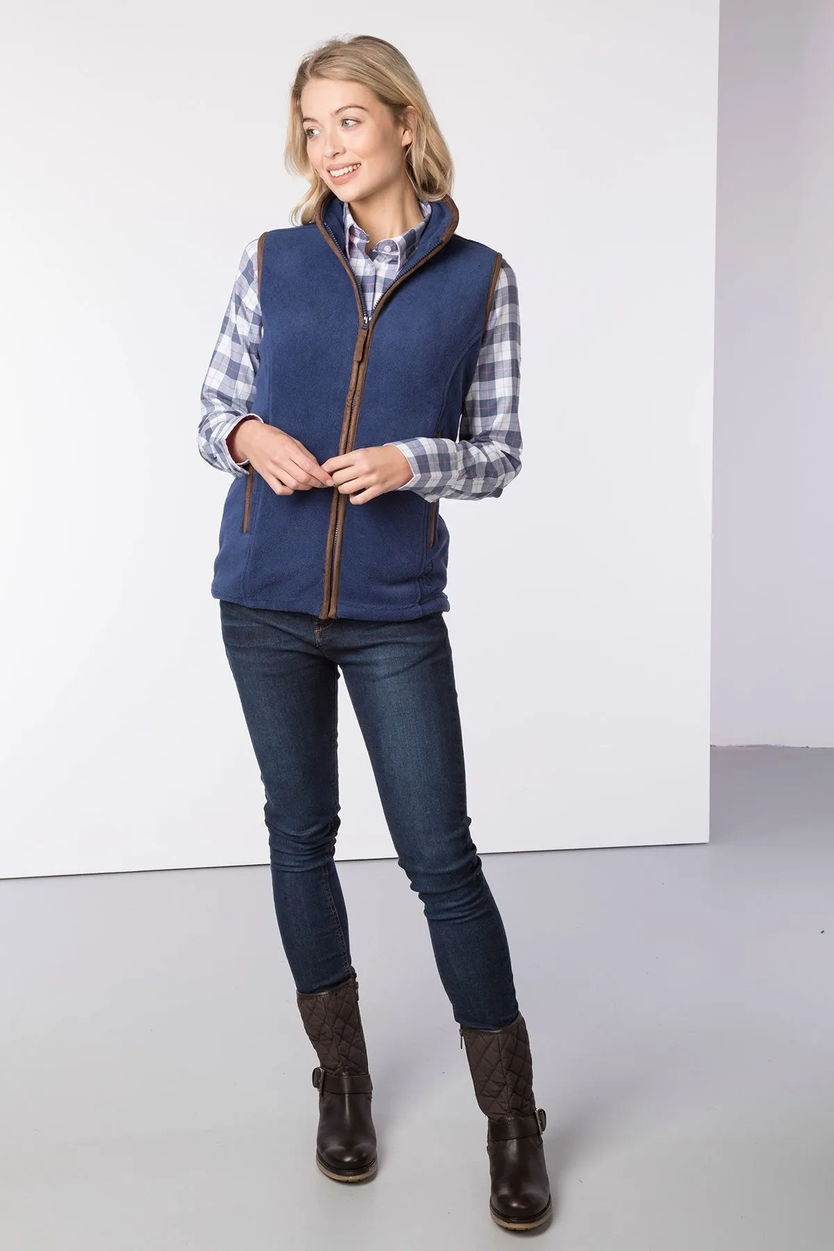 Ladies Fleece Waistcoat - Huggate