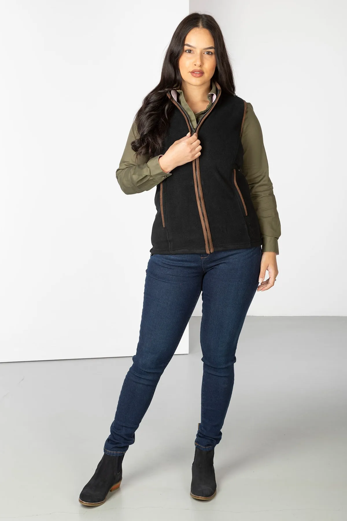 Ladies Fleece Waistcoat - Huggate