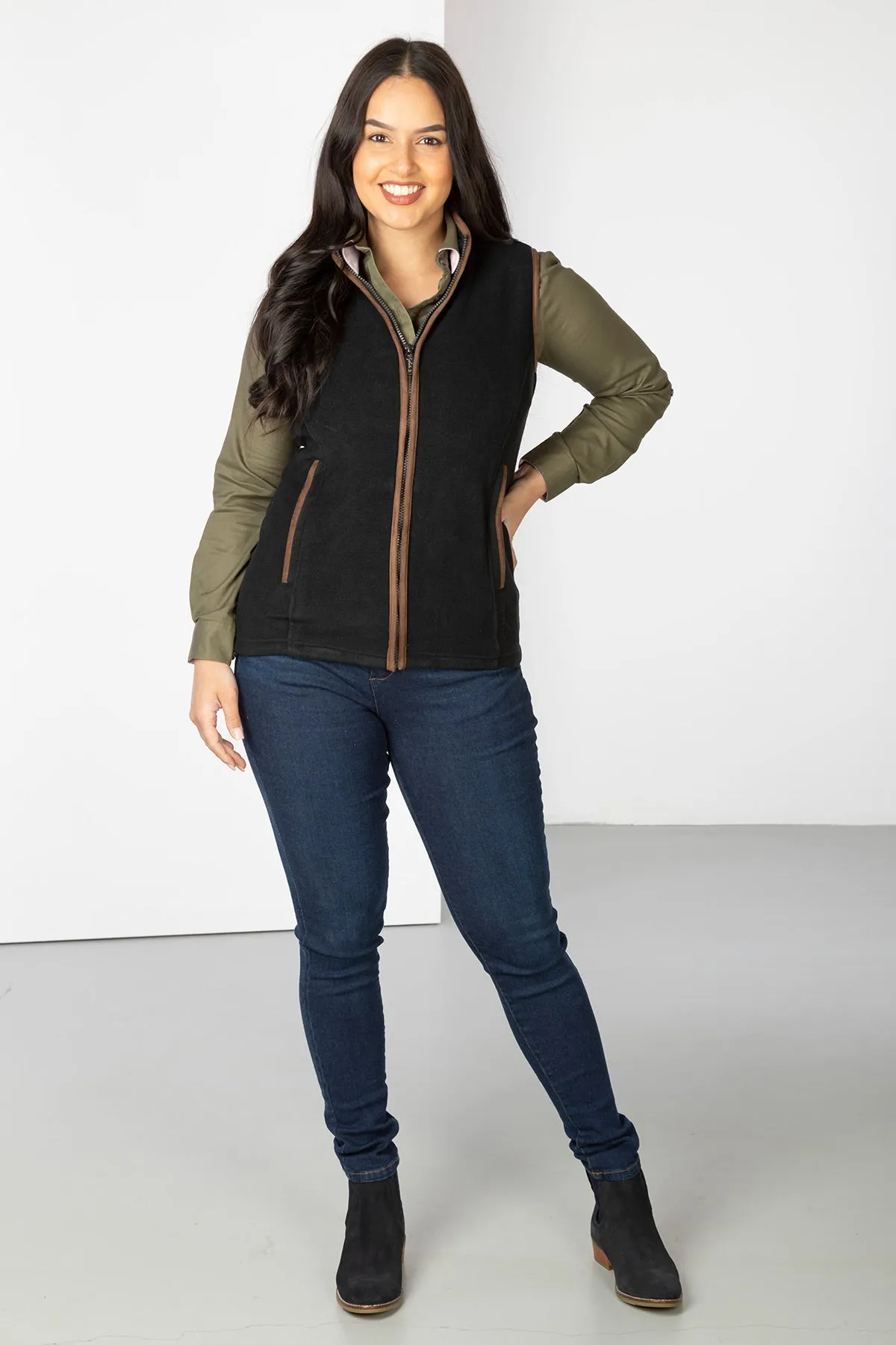 Ladies Fleece Waistcoat - Huggate