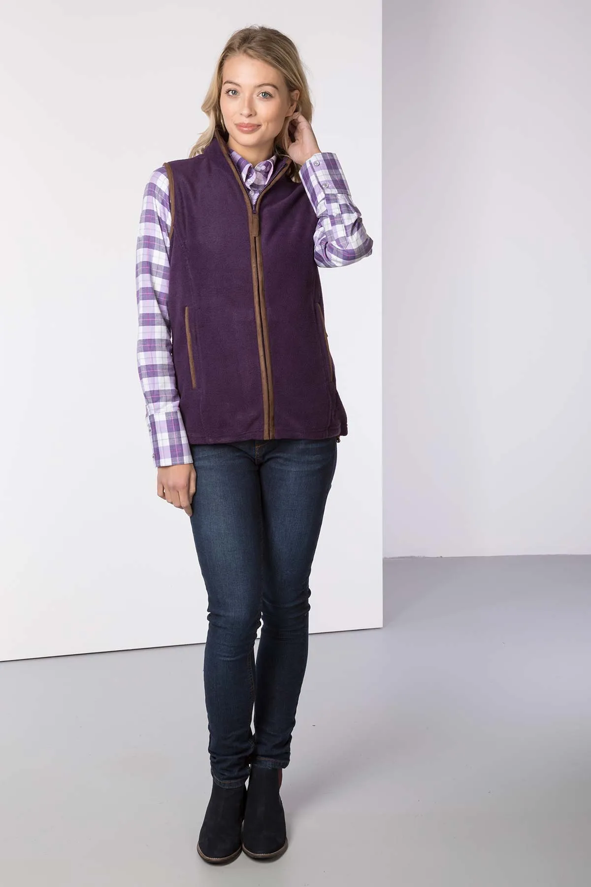 Ladies Fleece Waistcoat - Huggate