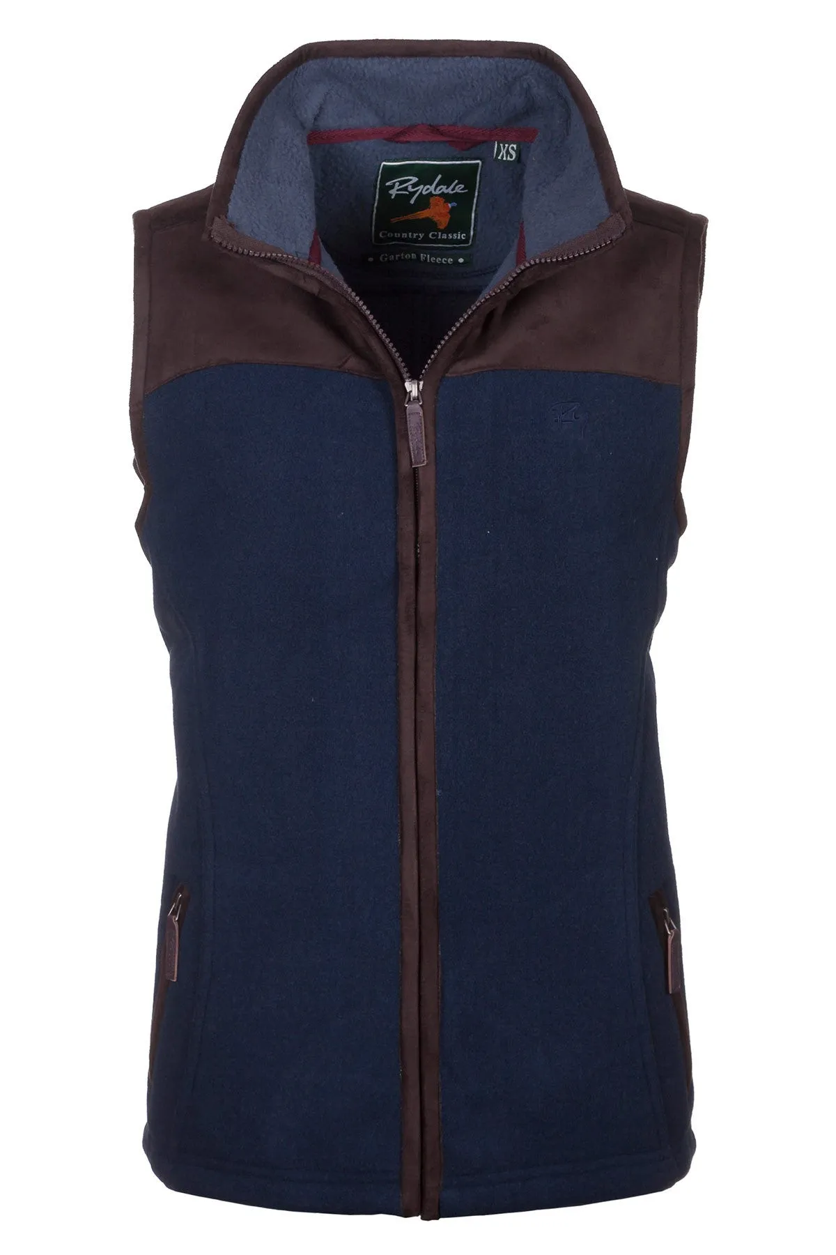 Ladies Lady Garton Fleece Gilet Ry Motif