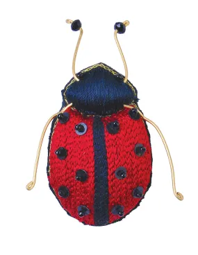 Lady Bug Insect Brooch