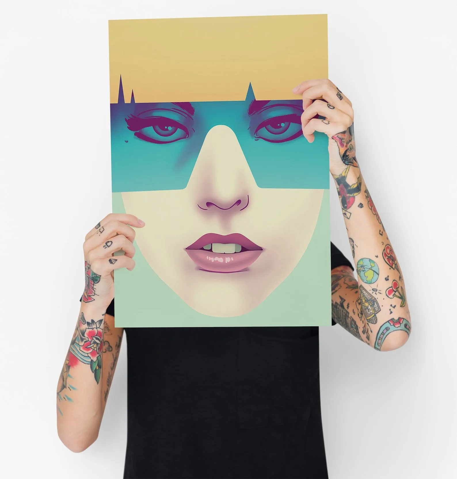 Lady Gaga Custom Poster, Music Canvas Rolls, Custom Canvas, Home decor, Wall Hanging, Singer Lady Gaga Poster, Lady Gaga Art