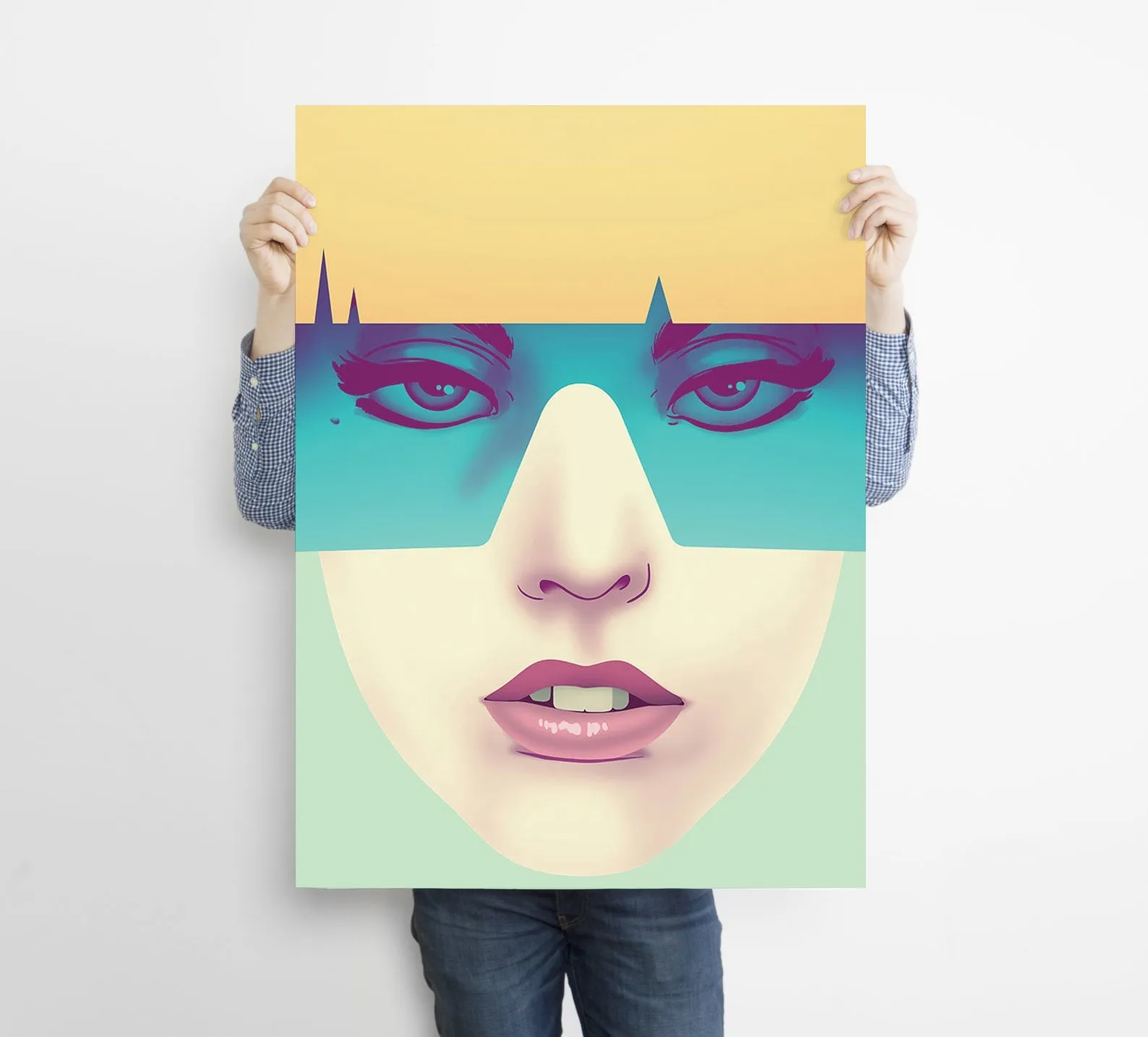 Lady Gaga Custom Poster, Music Canvas Rolls, Custom Canvas, Home decor, Wall Hanging, Singer Lady Gaga Poster, Lady Gaga Art