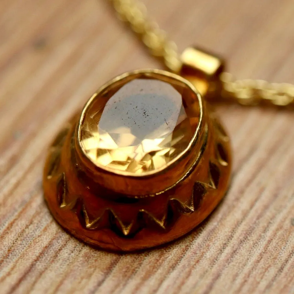 Lady Jane Citrine Necklace