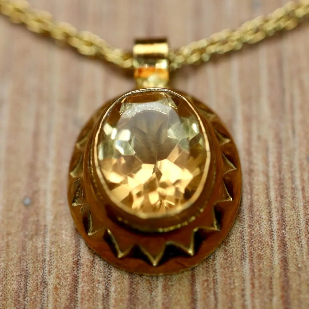 Lady Jane Citrine Necklace