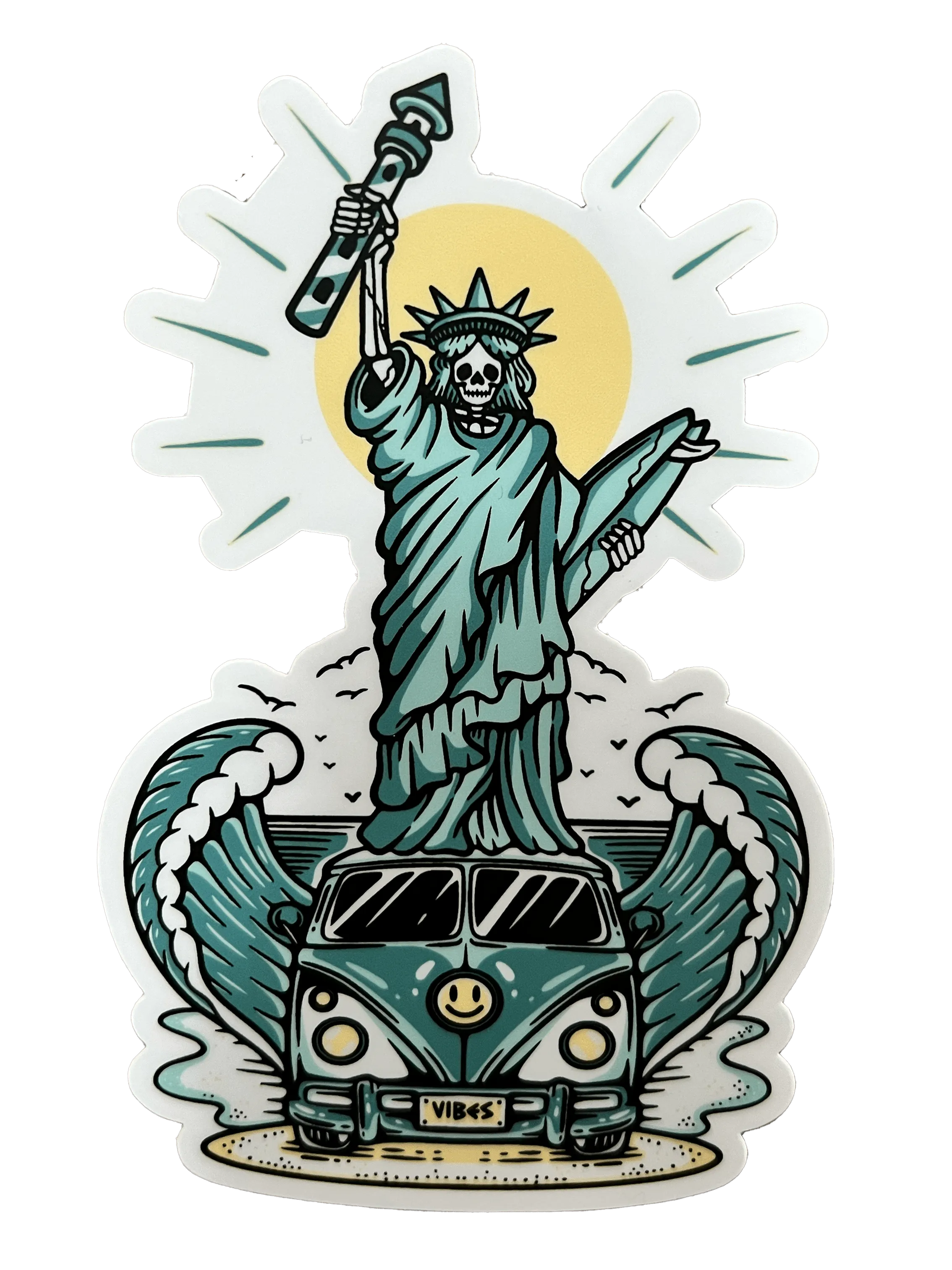 Lady Liberty Sticker