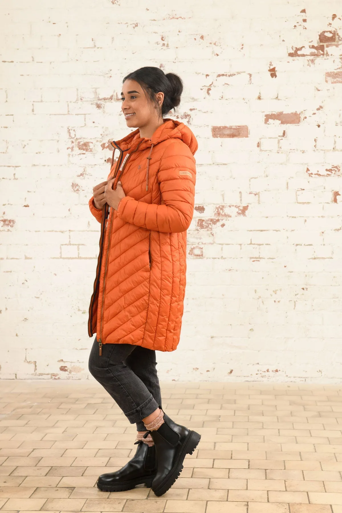 Laurel Coat - Burnt Orange