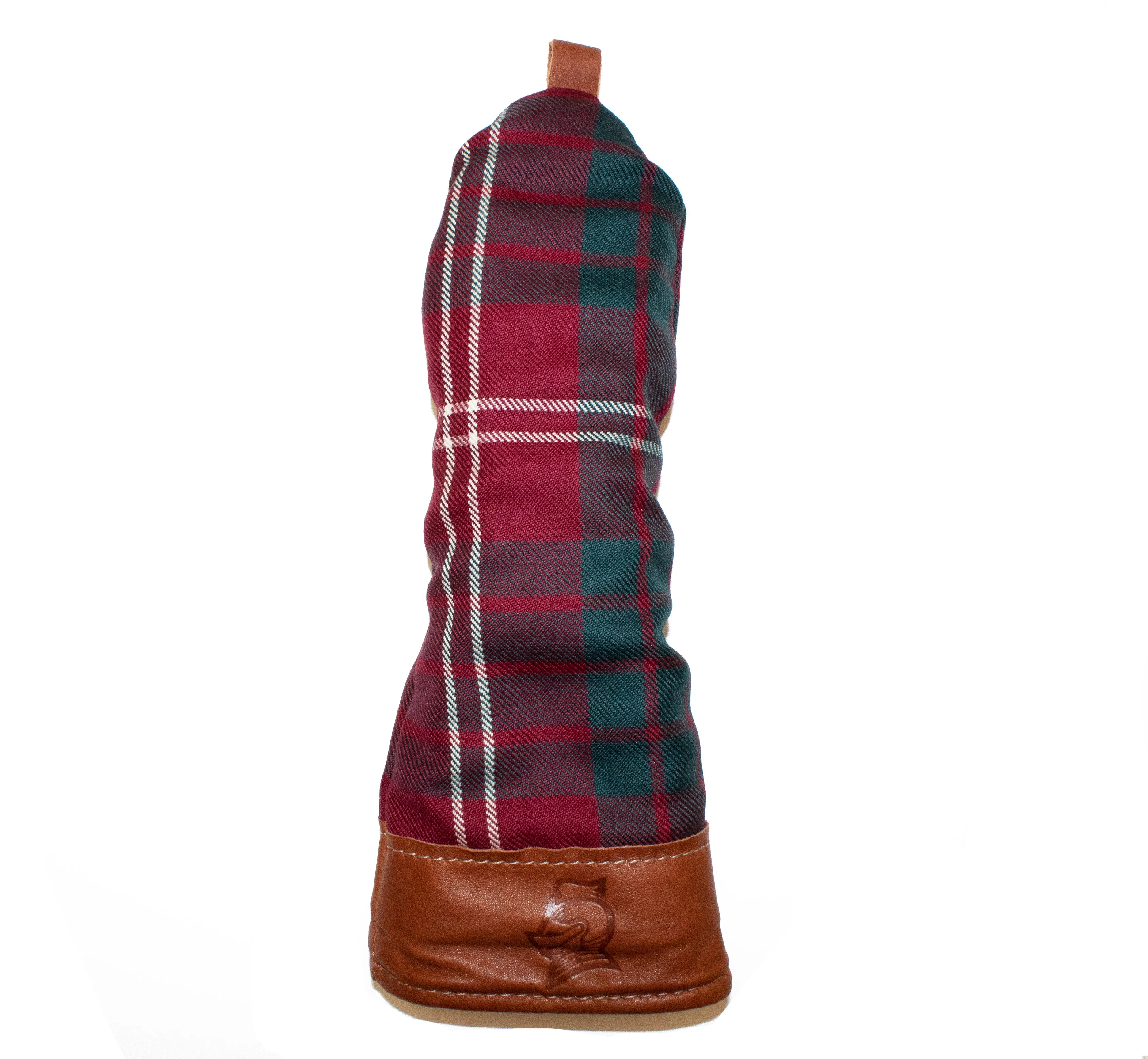 Leather & Wool Tartan Head Cover