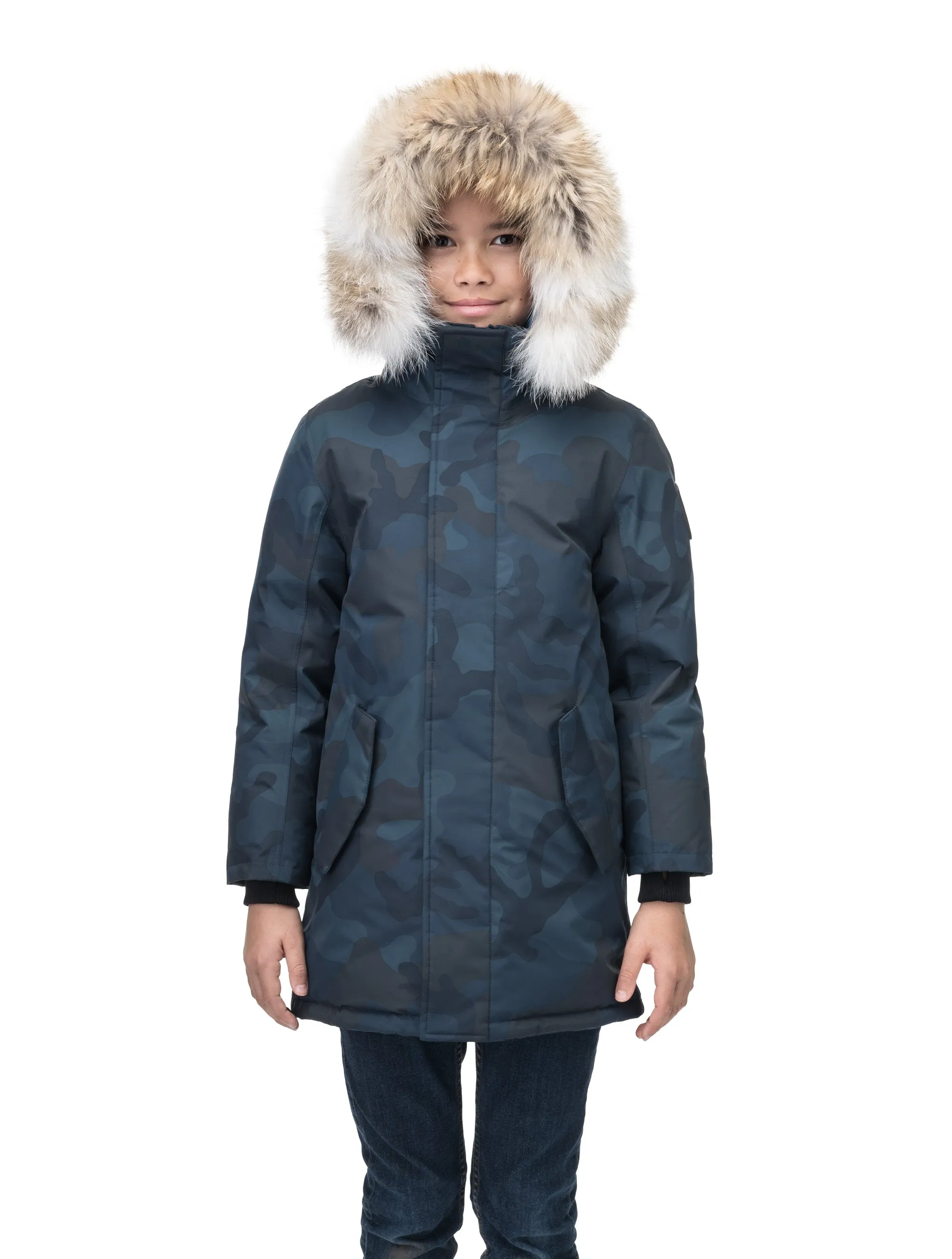 Little Dannys Kids Insulated Parka Jacket - Weatherproof and Warm