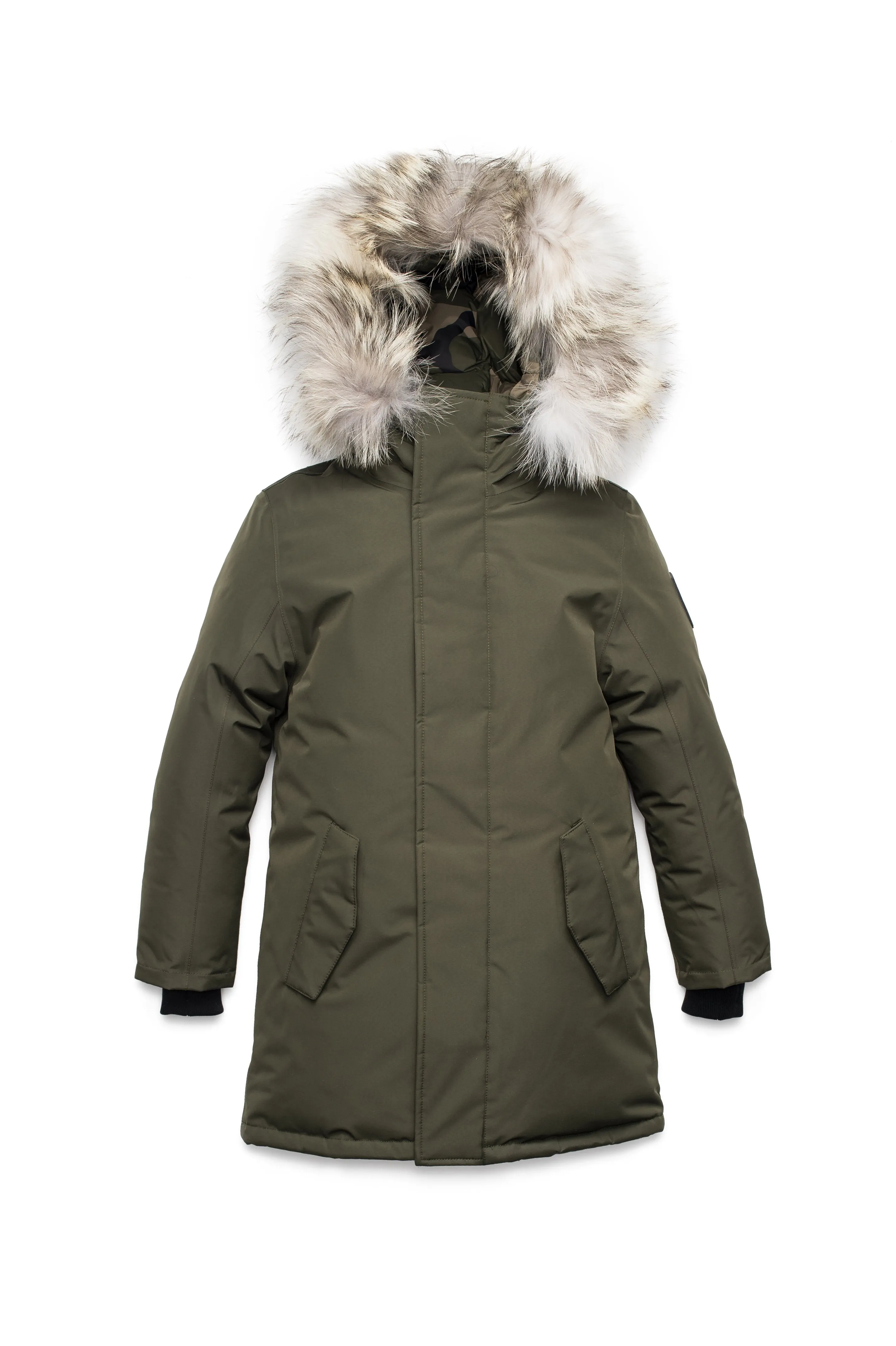 Little Dannys Kids Insulated Parka Jacket - Weatherproof and Warm