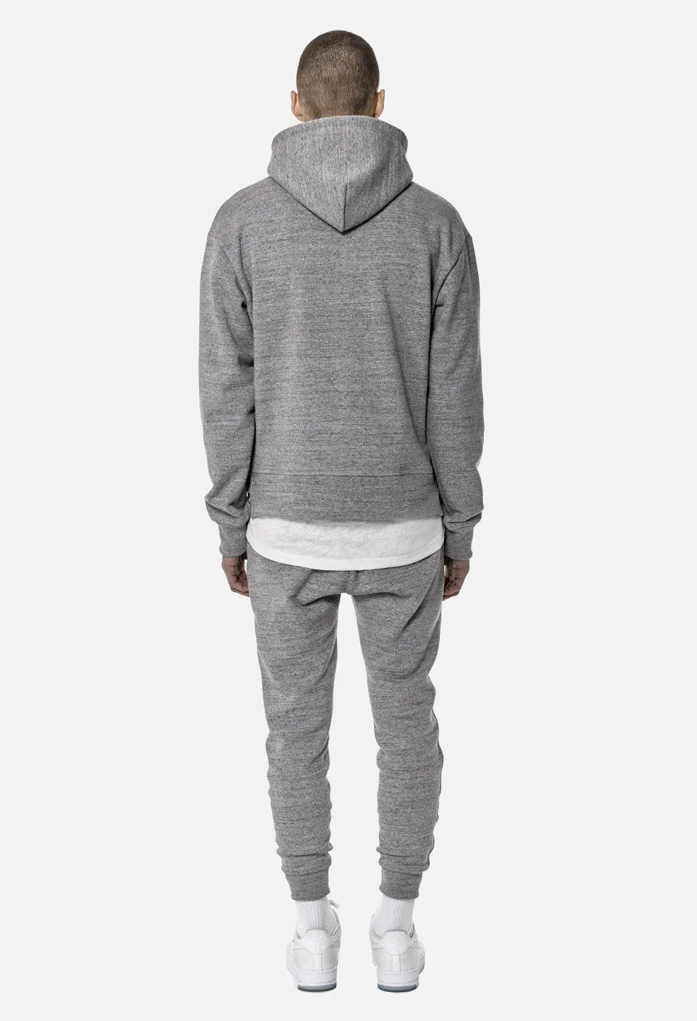 Loopwheel Kake Mock Pullover / Grey