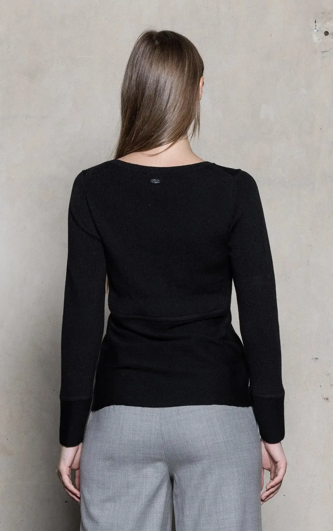 MERINO RIBBED PULLOVER - CLEARANCE