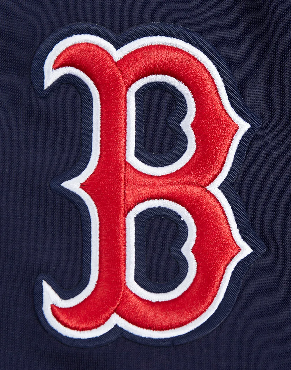 MLB BOSTON RED SOX CLASSIC MEN'S WARM UP JACKET (MIDNIGHT NAVY/RED)