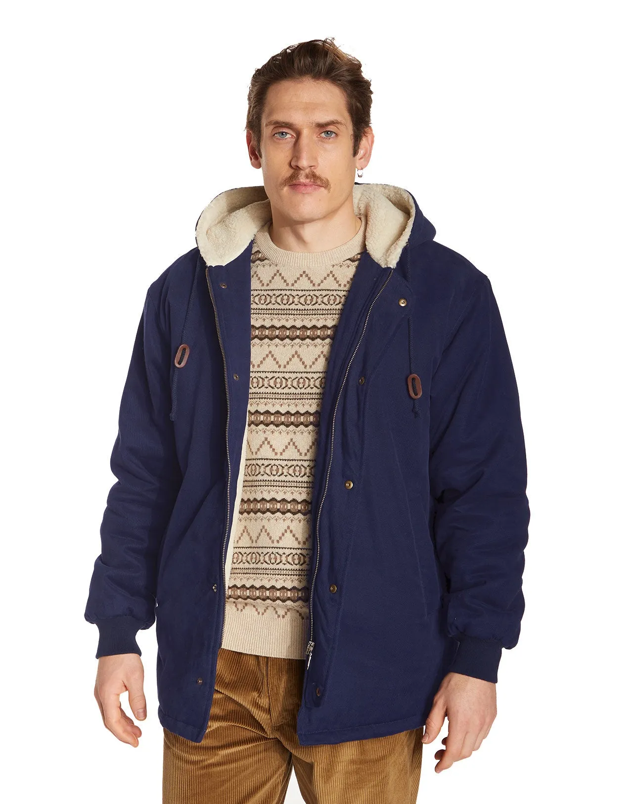 PARKA MONTREUIL BLEUE  / OLOW