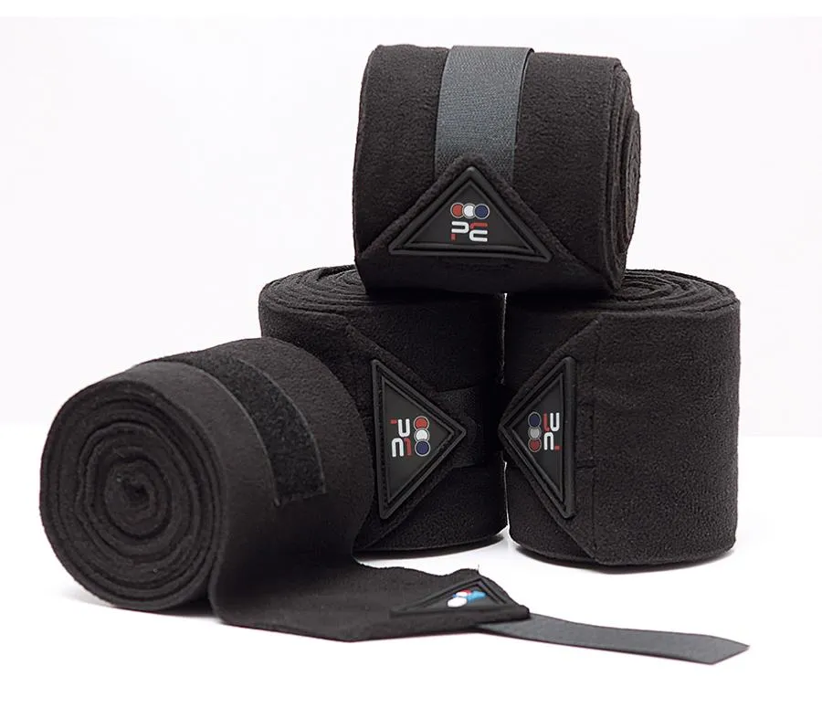 PEI Polo Fleece Bandages (Black)