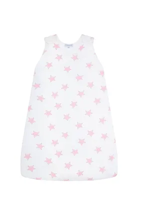 Pink Stars Print Winter Sack