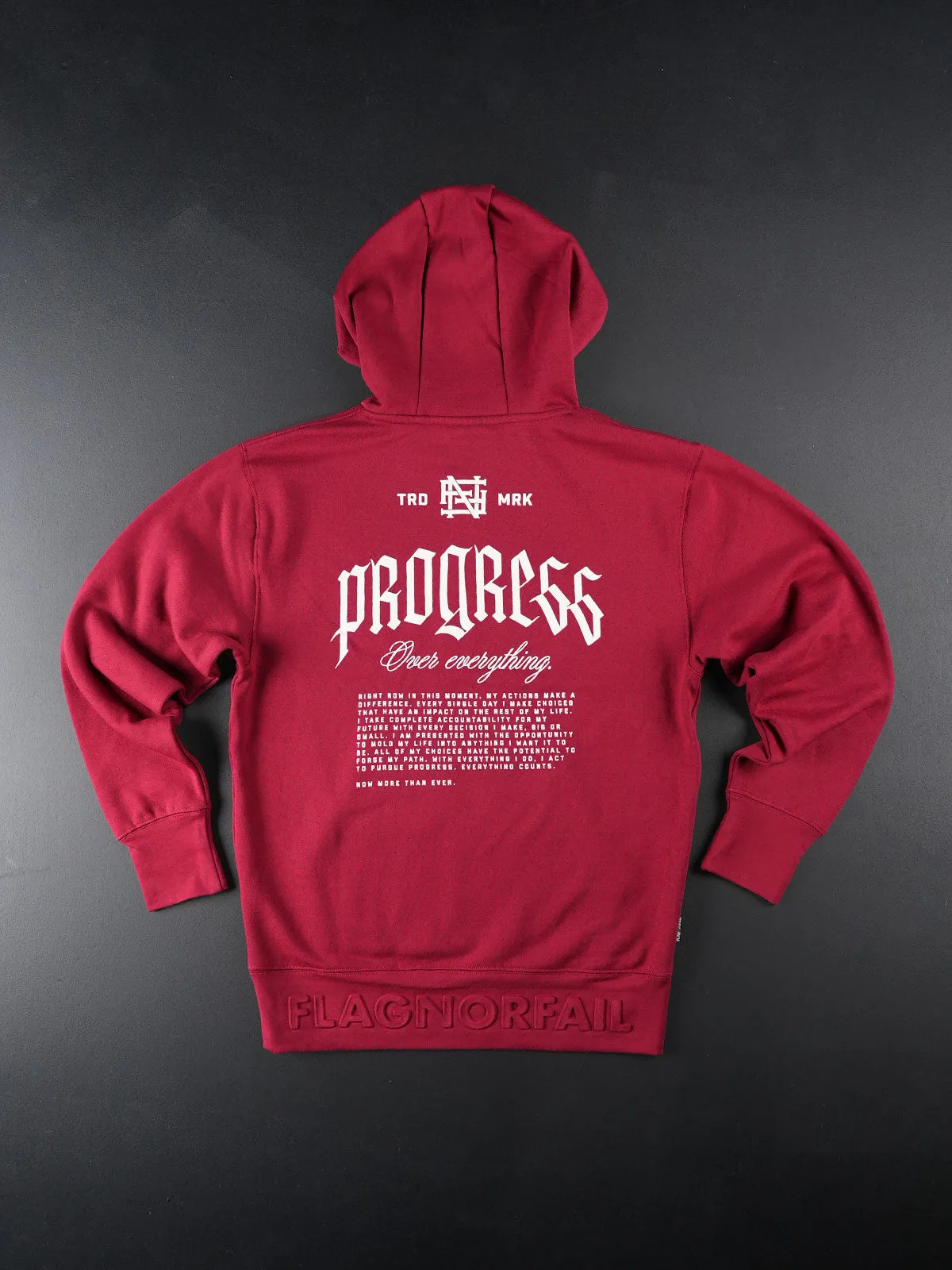 PROGRESS PULLOVER- MAROON