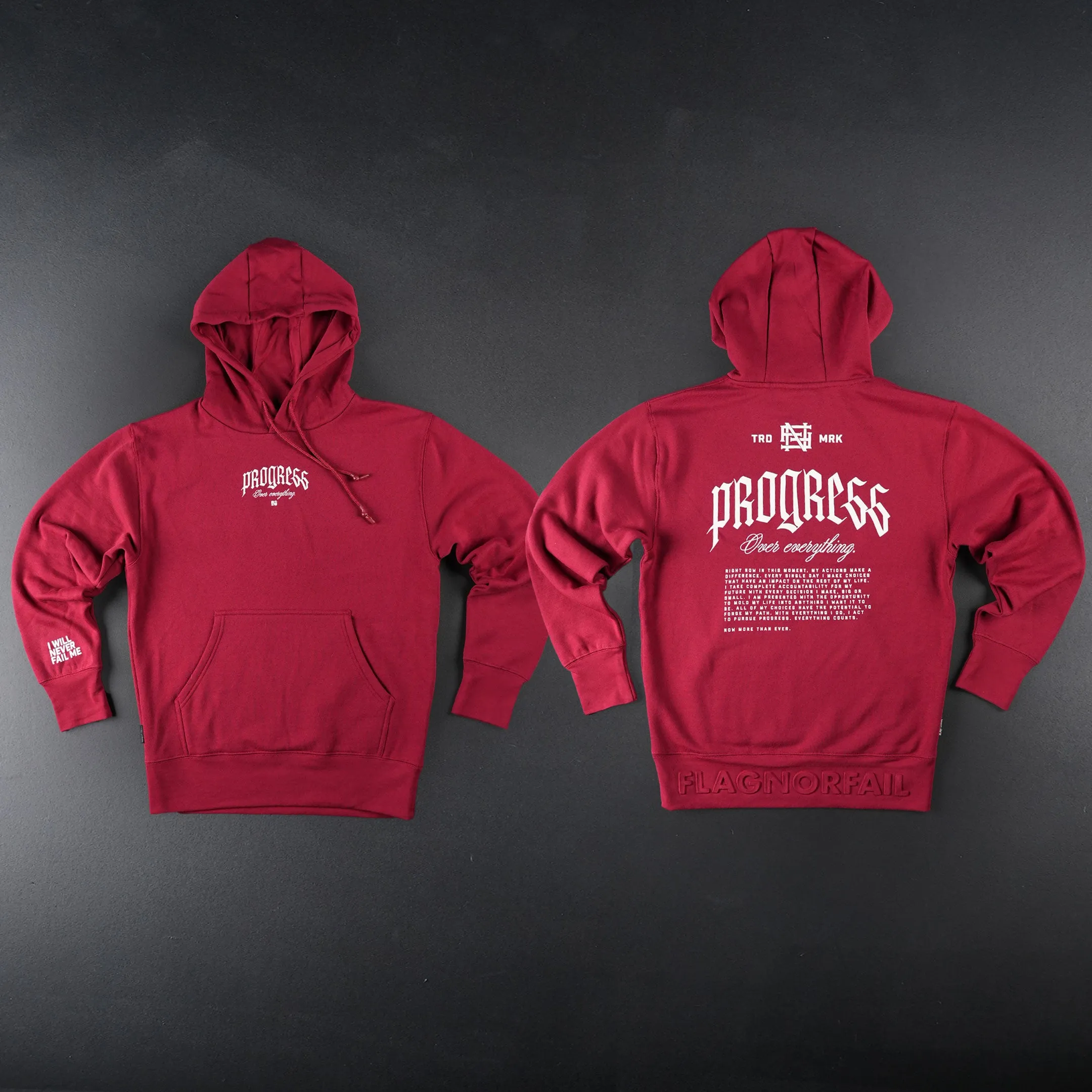 PROGRESS PULLOVER- MAROON