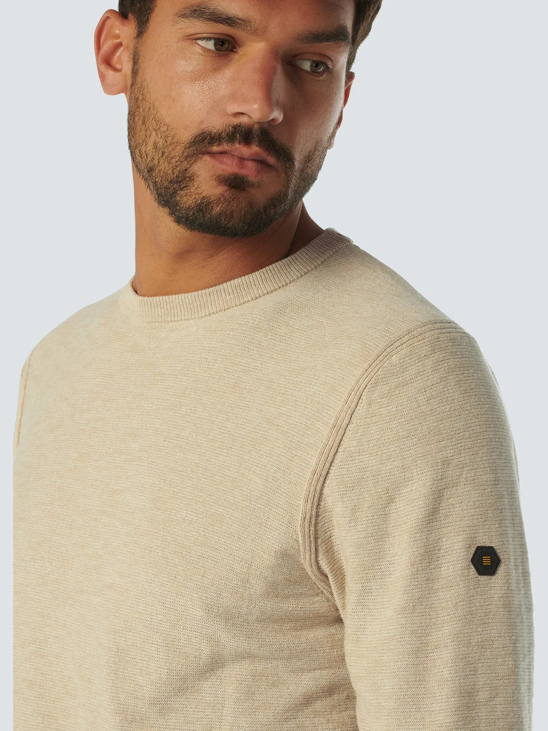 Pullover No Excess Cuello Redondo Cream