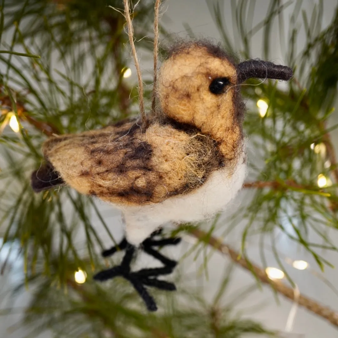 Pure Wool Felted Sandpiper