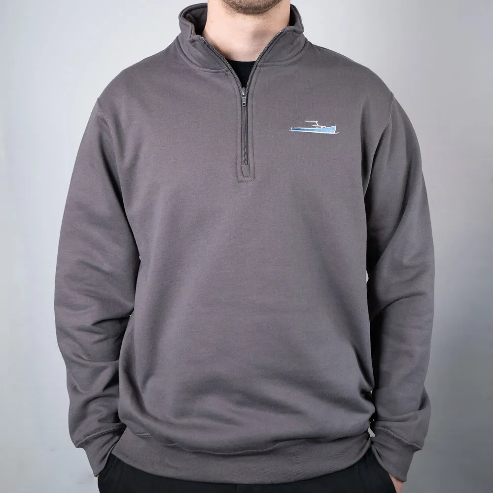 Quarter Zip Pullover Sweatshirt