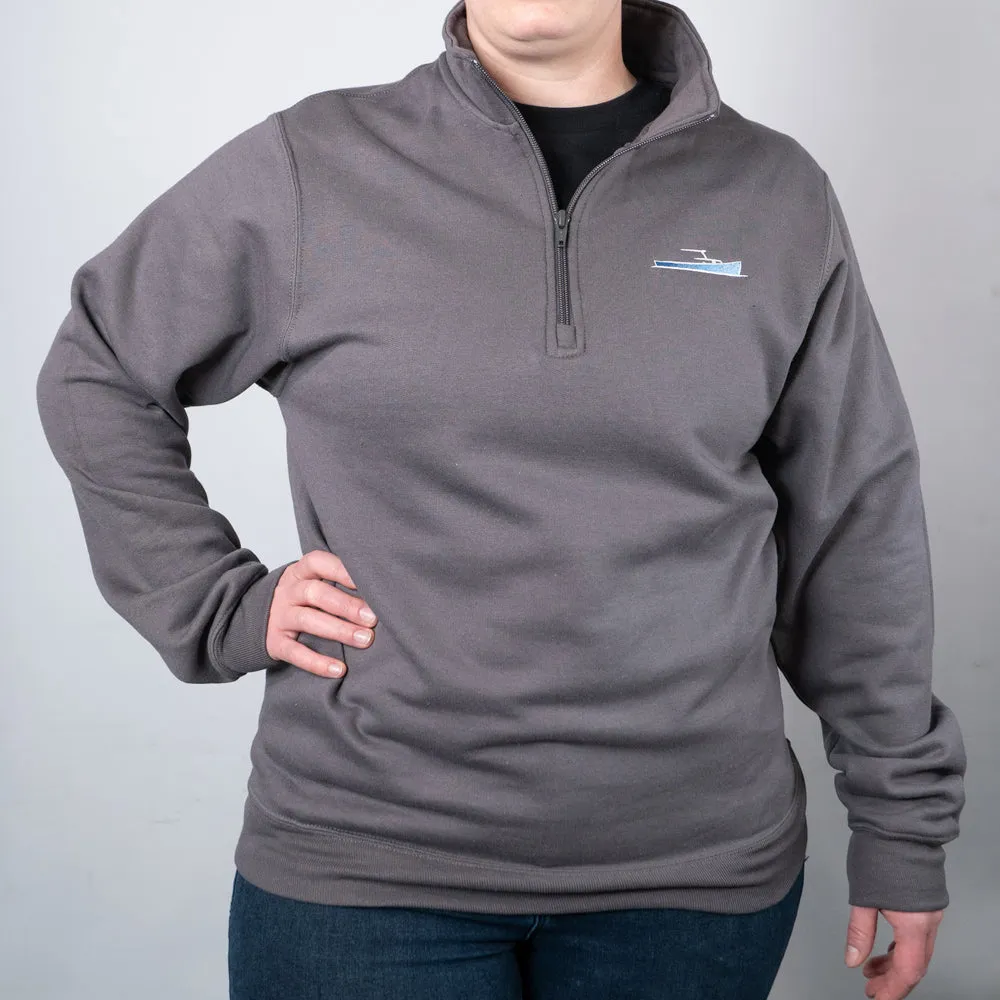 Quarter Zip Pullover Sweatshirt