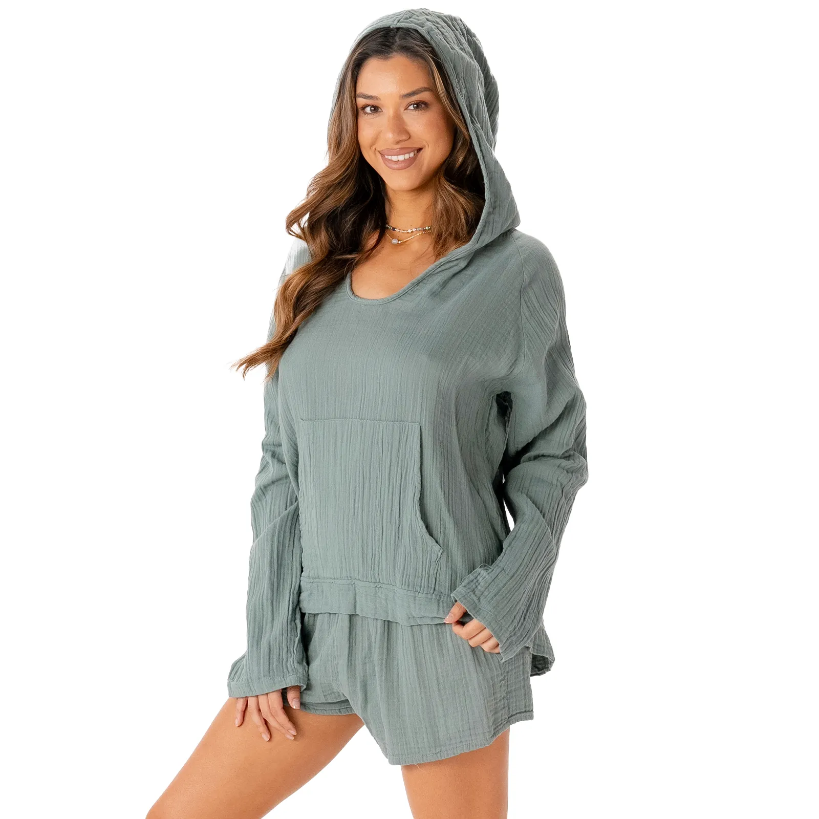 Sage Baja Pullover