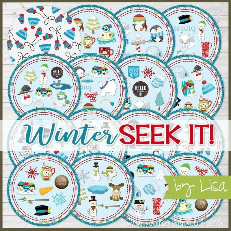 SEEK IT! {Winter Edition} PRINTABLE Matching Game