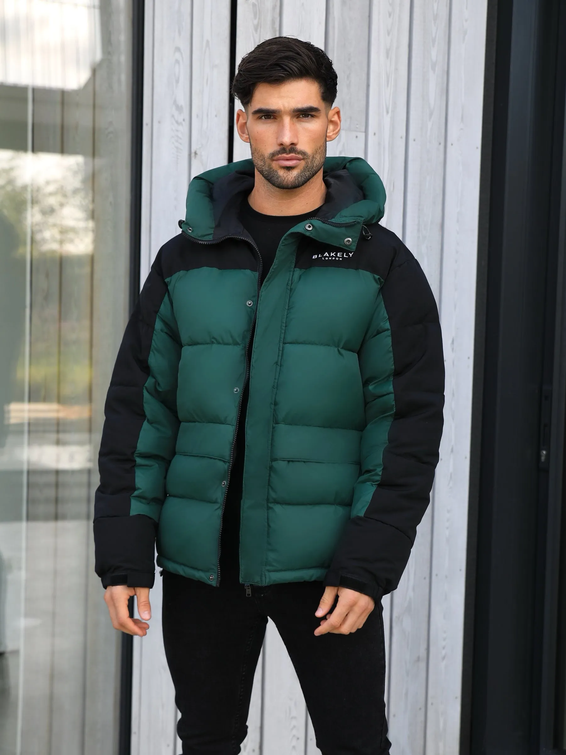 Tampa Puffer Coat - Forest Green