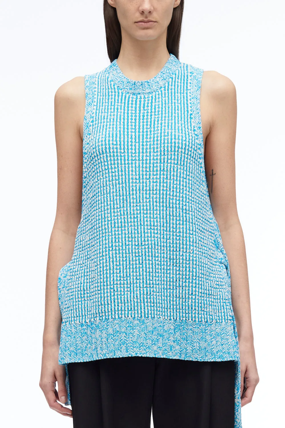 Textured Sleeveless Pullover