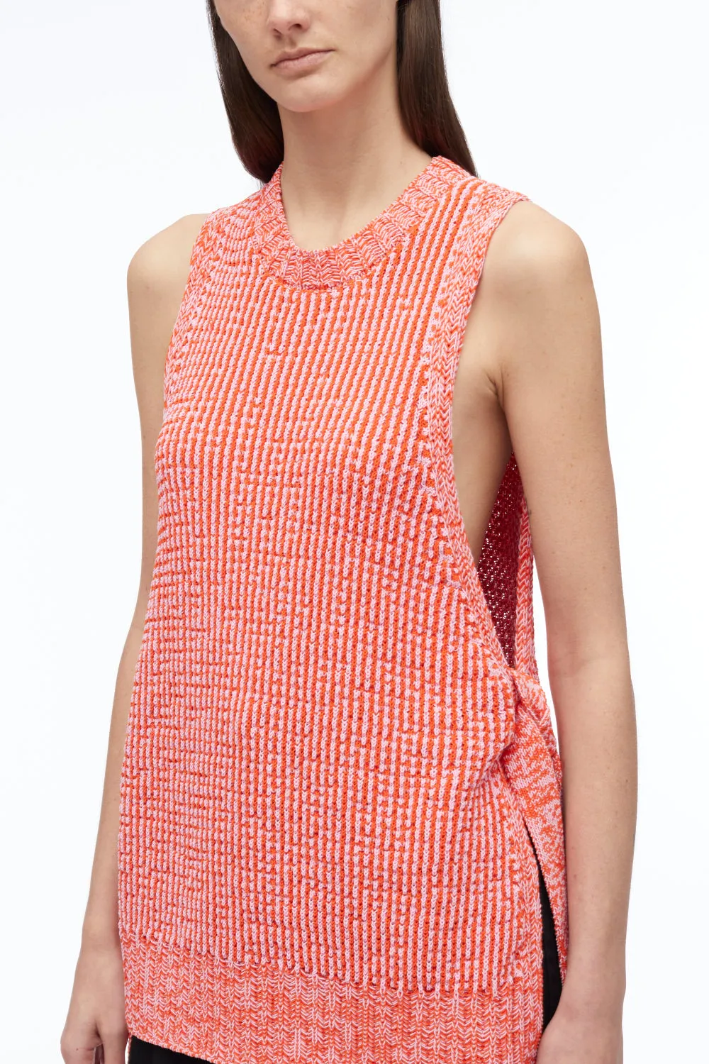 Textured Sleeveless Pullover