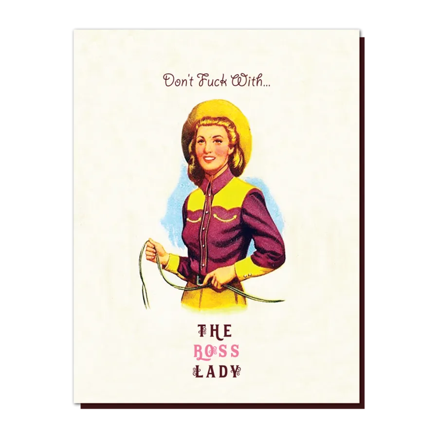  The Boss Lady  Card