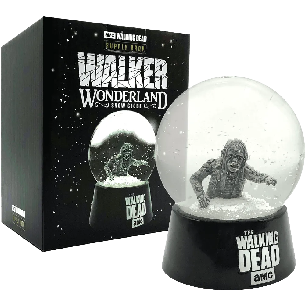 The Walking Dead Winter Walker Snow Globe