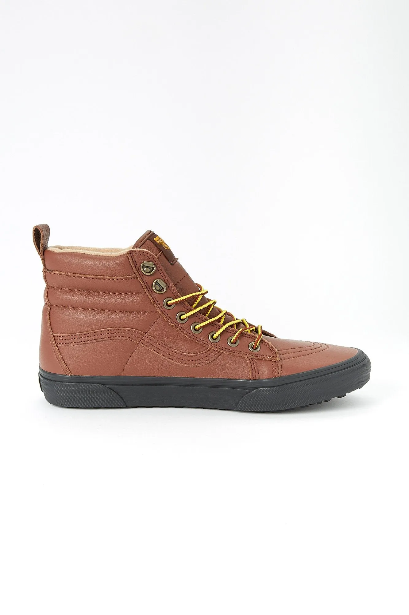 Vans Guys Sk8-Hi Matte Brown Winter Shoes