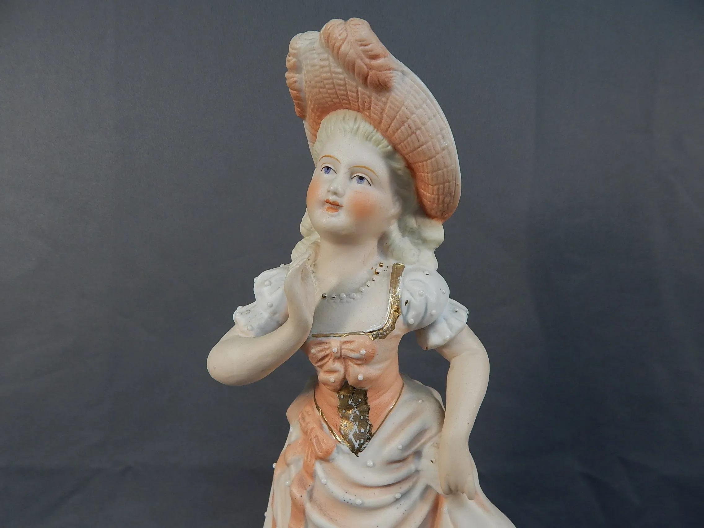 Vintage German Lady Bisque Figurine - Very Good Condition