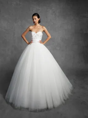 VRM362 - WINTER DEW FLOWER BALL GOWN