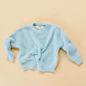 Wandr - Chunky Sky Blue Pullover Knit