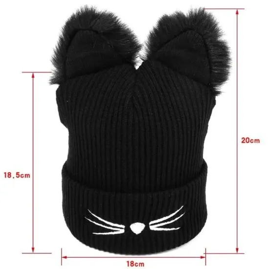 Whiskered Winter Beanie /Hat