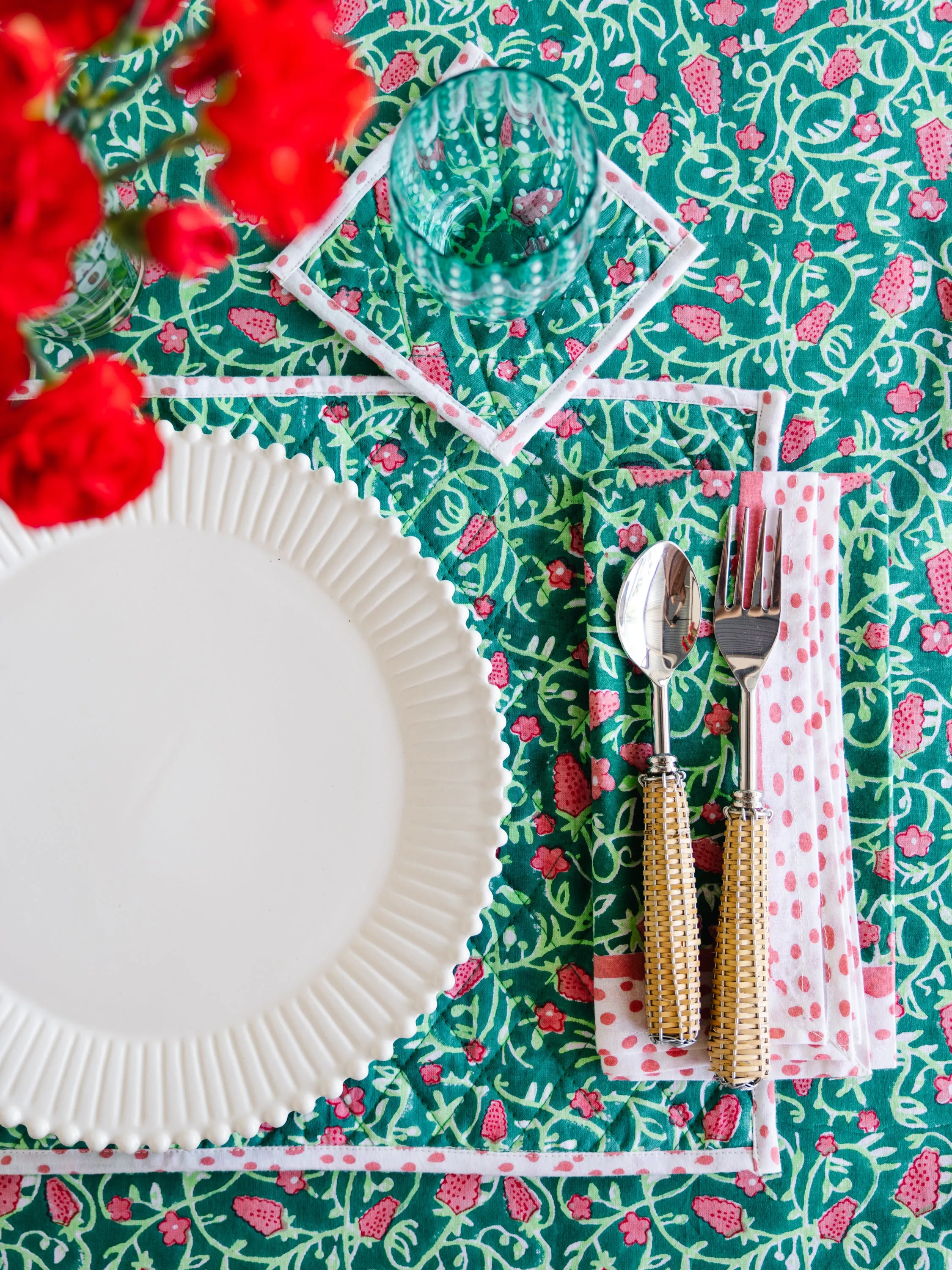 Winter Advent Tablecloth