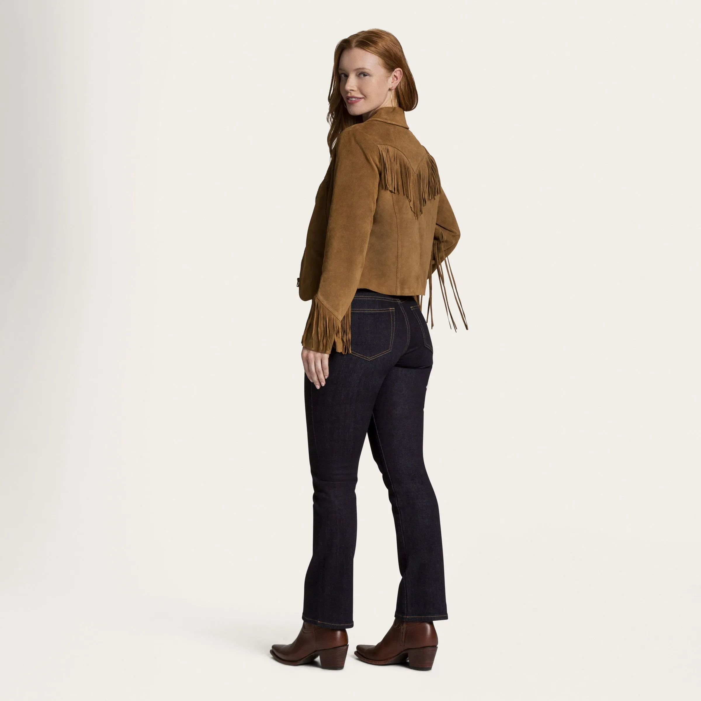 Women's Suede Fringe Jacket