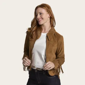 Women's Suede Fringe Jacket