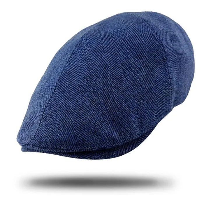 Wool Blend Flat Cap-SY710