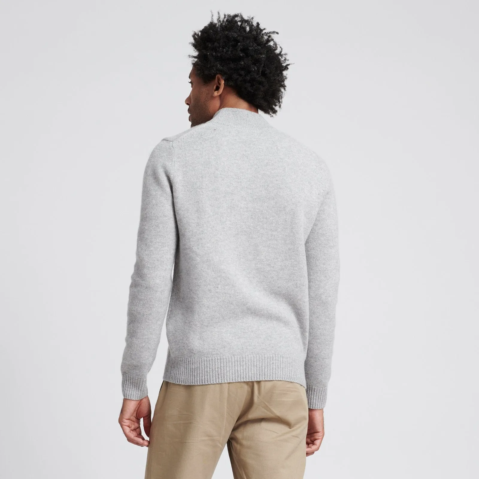 Wool Cashmere Quarterzip